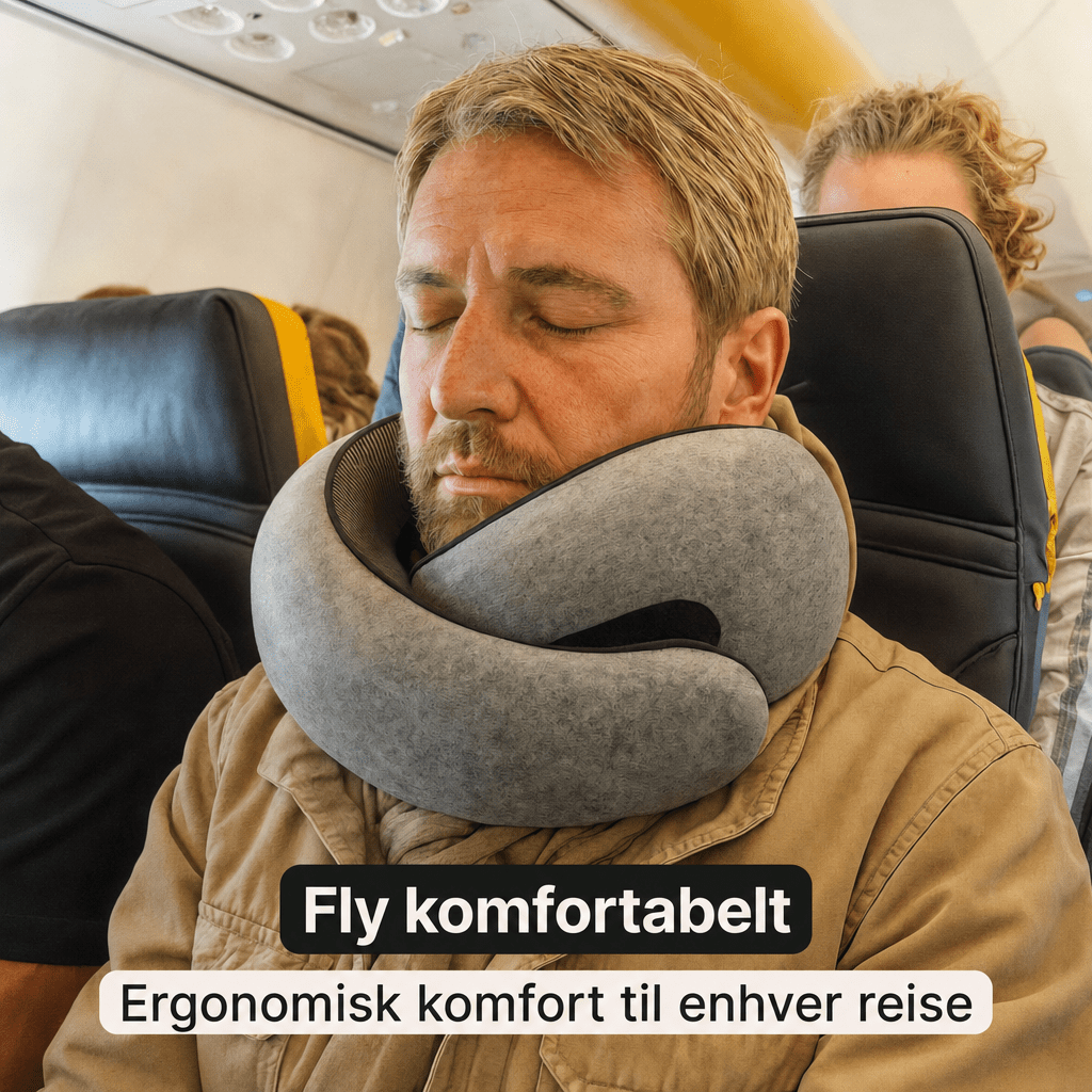 Reisepute i memoryskum – nakkestøtte for fly og bil - AVABeauty.no